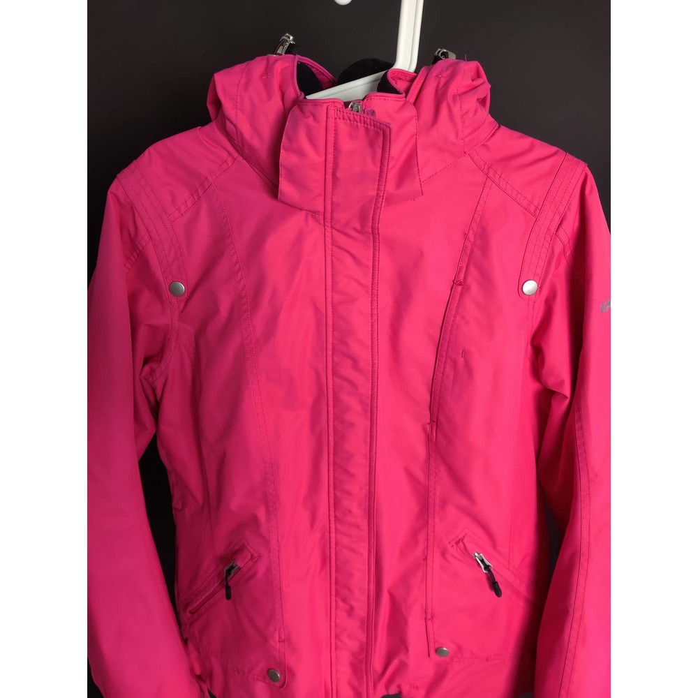 (V) RARE Karbon Women snow jacket winter ski snowboard pink waterproof sz 10 - Picture 3 of 12